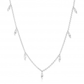 VULCANELLO Halsketten weiße Zirkoner (Silber)
