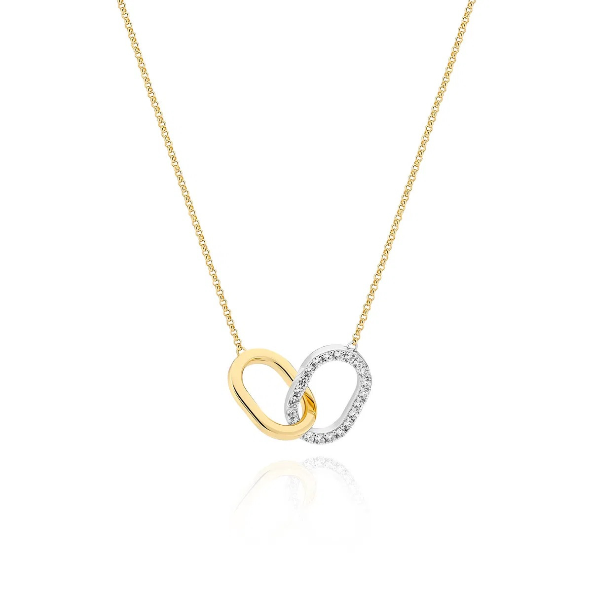 CAPIZZI DUE PICCOLO Necklace Gold/Silver