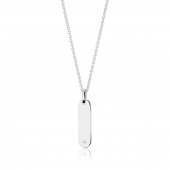 FOLLINA LUNGO Halsketten weiße Zirkoner (Silber) 38-45 cm