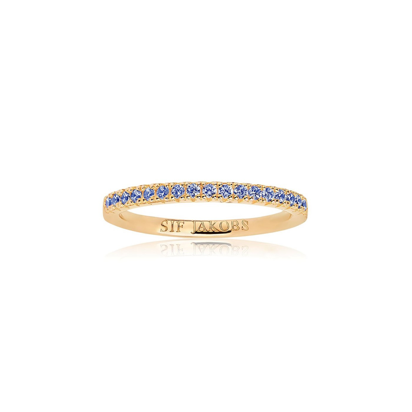 ELLERA ring blau Zirkoner (Gold)