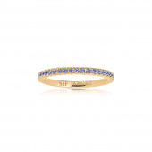 ELLERA ring blau Zirkoner (Gold)
