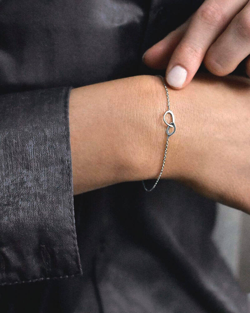 Together drop Armbänder Silber
