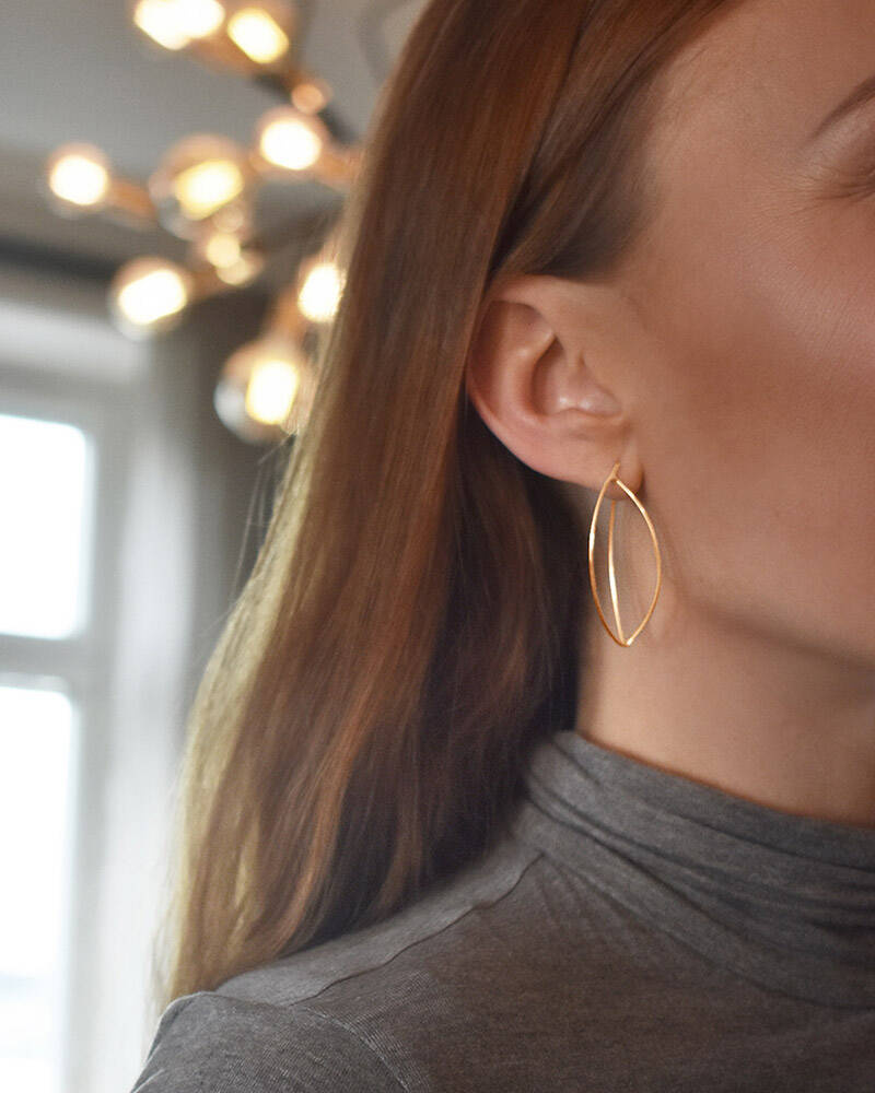 Together big Ohrring Gold