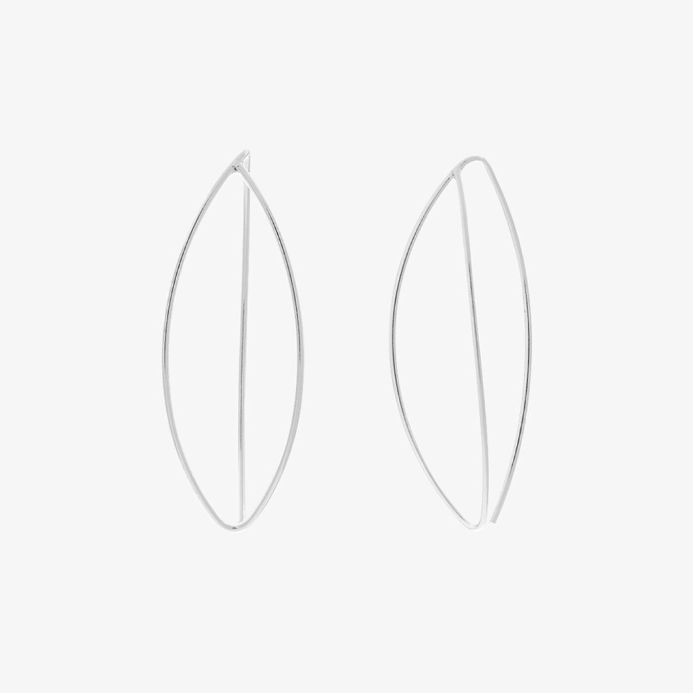 Together big Ohrring Silber