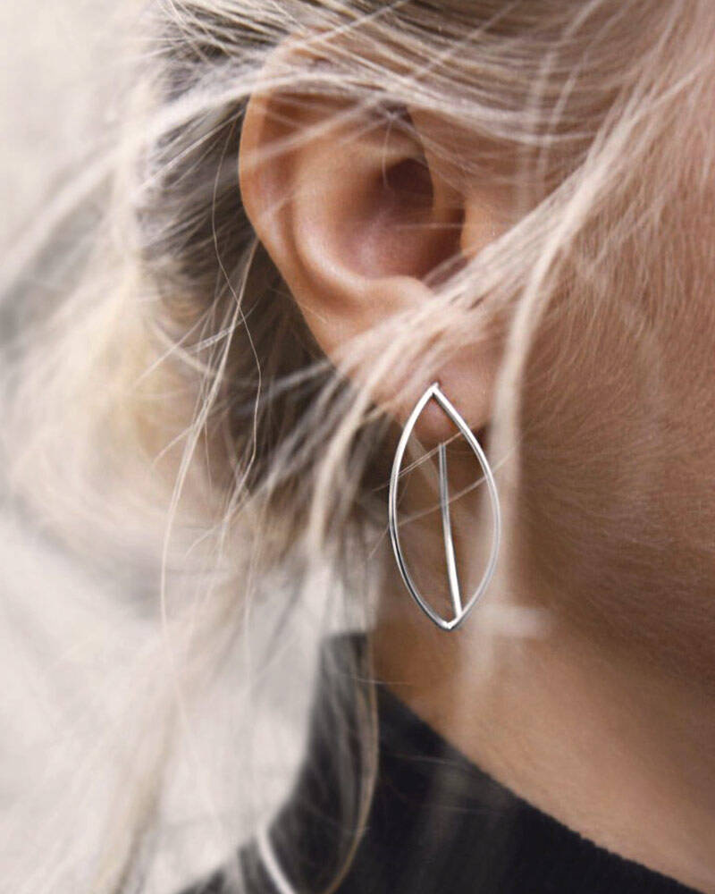 Together small Ohrring Silber