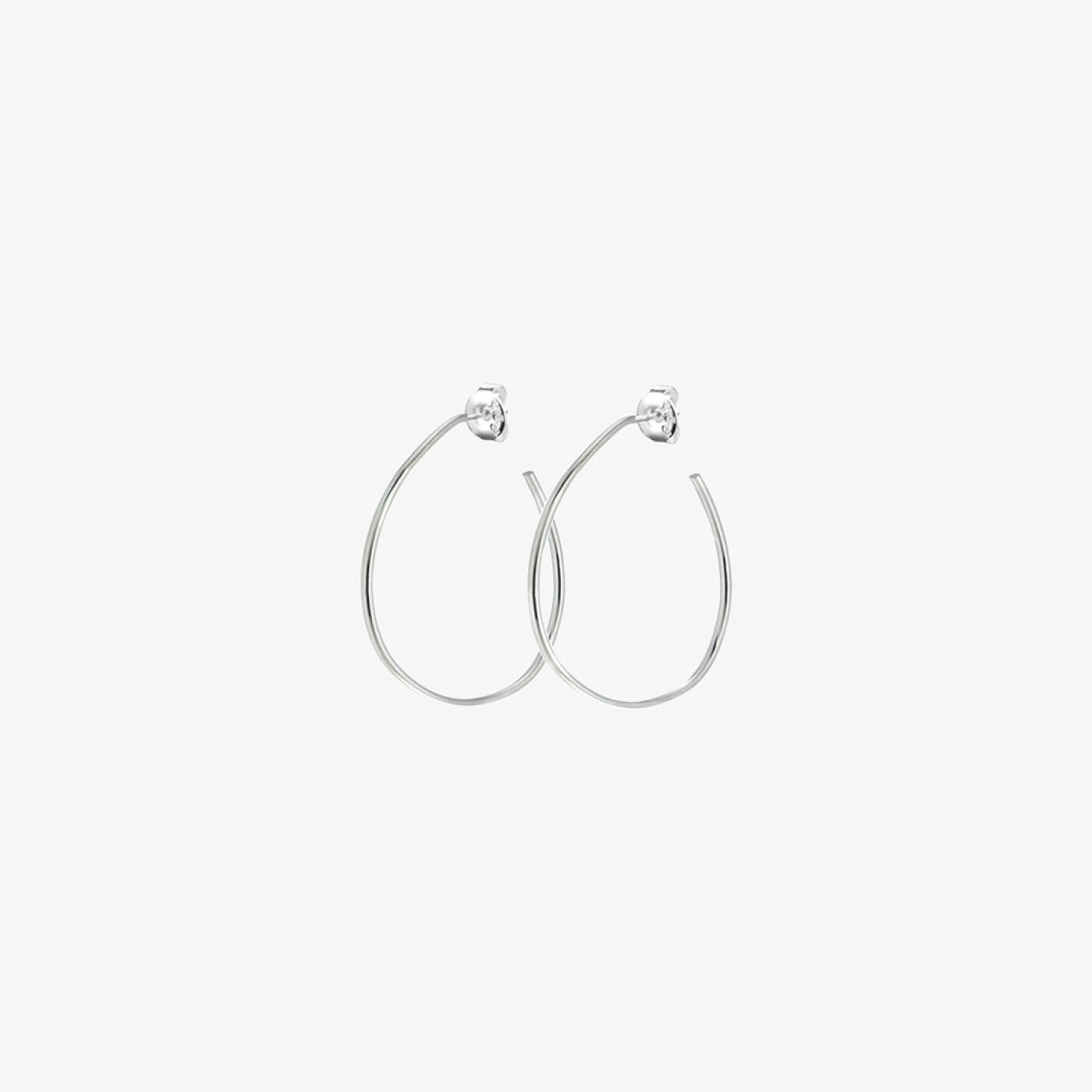 Together small hoops Silber