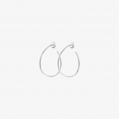 Together small hoops Silber