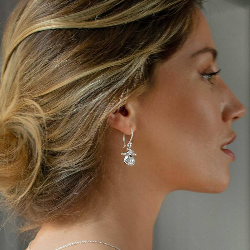 Violet small Ohrring