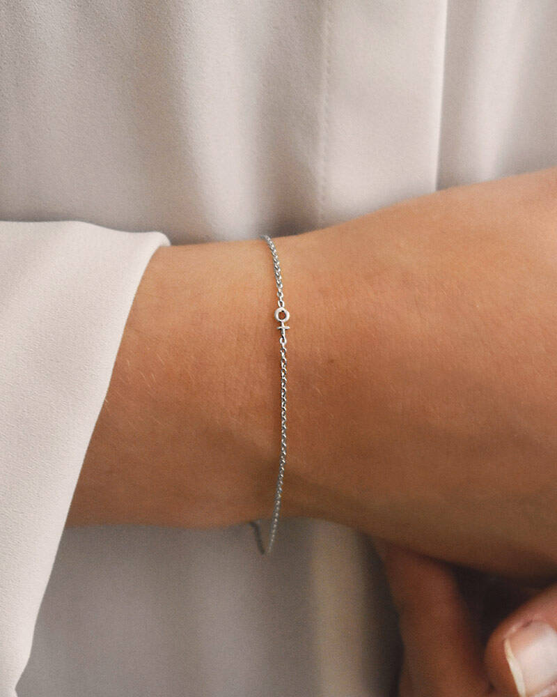 Women Unite drop Armbänder Silber