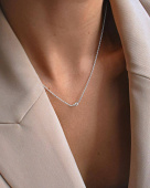 Women Unite drop Halsketten Silber