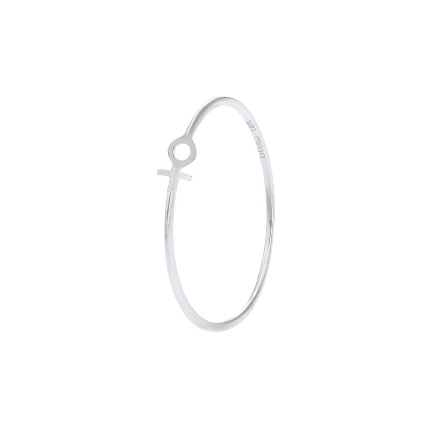 Women Unite drop ring Silber