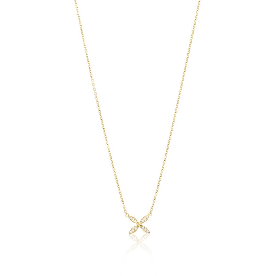 Ellipse mini Necklace Gold