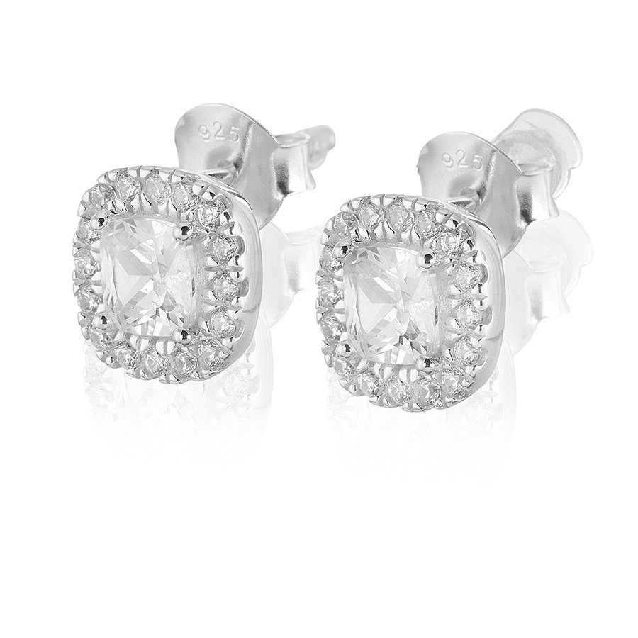 Glamorous Earrings studs Silver